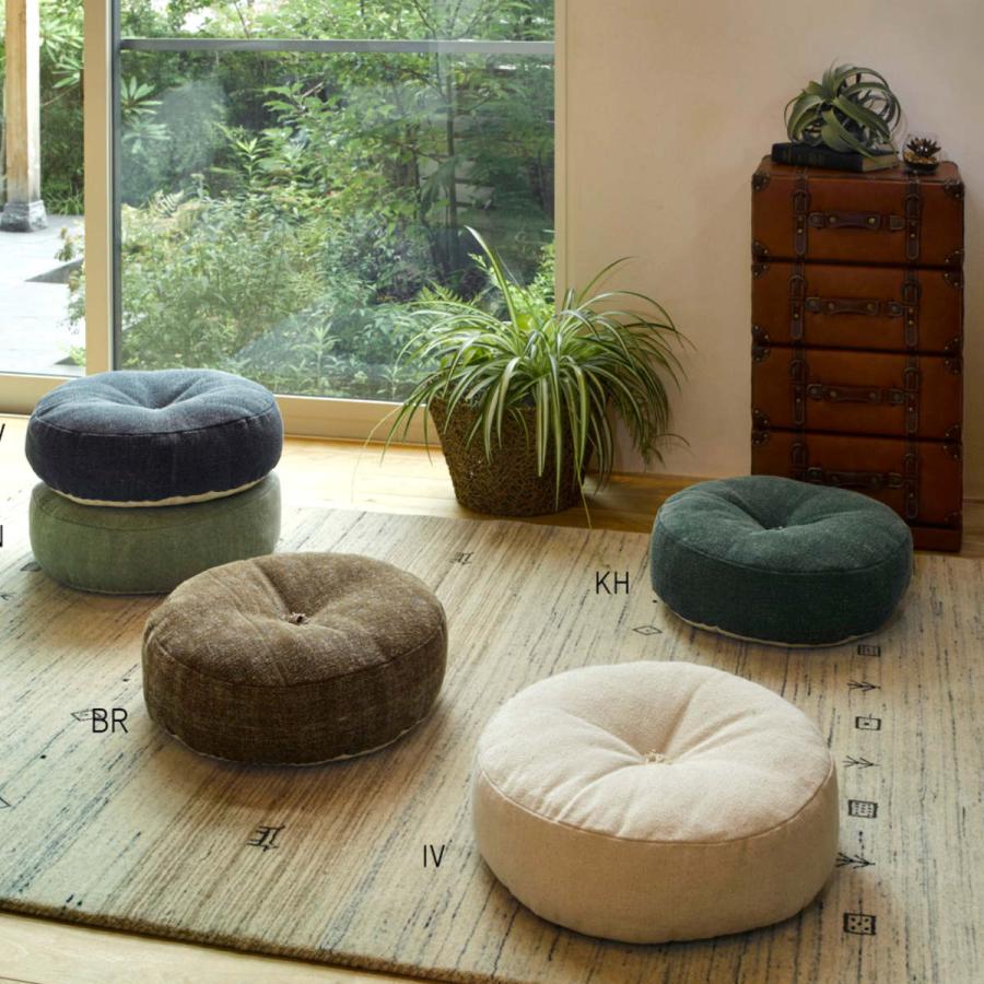 HAGiHARA（萩原） クッション 座布団 インド綿フロアラウンド