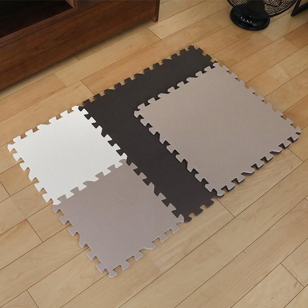 ジョイントマット 約45cm 8枚セット 厚さ約10mm ベージュ4枚 アイボリー4枚 タイルマット プレイマット フロアマット お弁当グッズのカラフルボックス 通販 Yahoo ショッピング