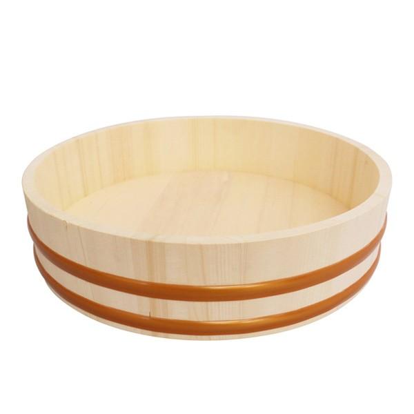 寿司桶5個組直径約36.5㎝高さ約6.2㎝ 日本製 すし桶 7合 36cm ｜ 寿司桶 すしおけ 寿司飯 ちらし : びーんず