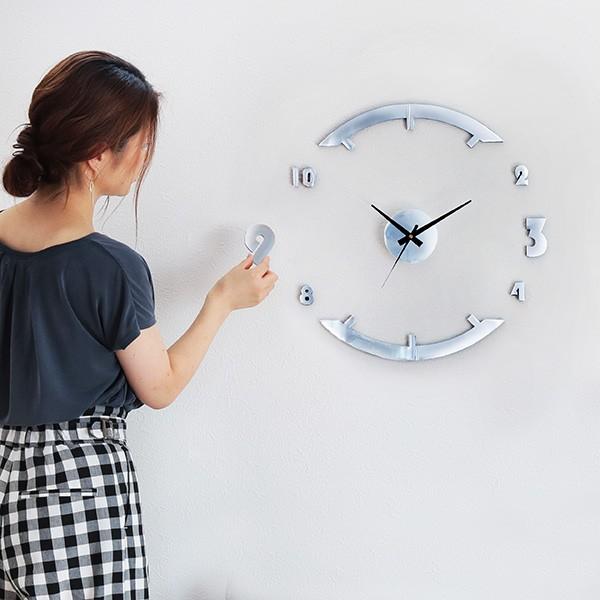 時計 掛け時計 Diy Clock シルバー ウォールクロック アナログ 壁時計 壁掛け時計 インテリア お弁当グッズのカラフルボックス 通販 Yahoo ショッピング