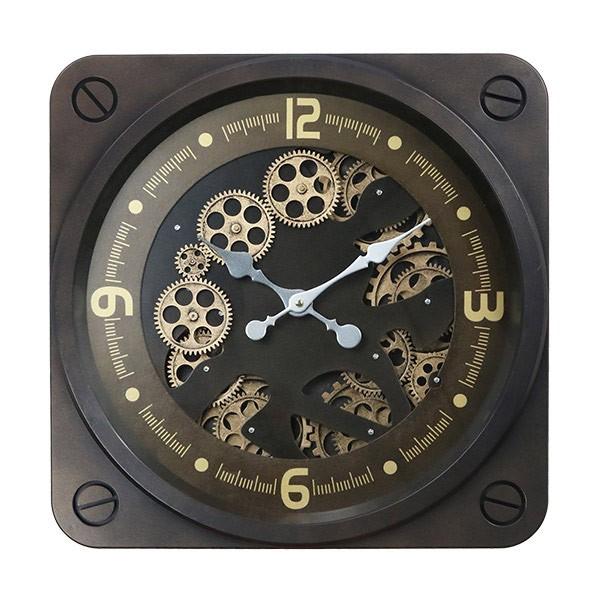 掛け時計 ギアクロック Gear Clock 幅49cm （ 壁掛け時計 時計