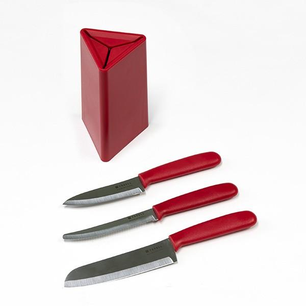 包丁 ミニキッチンナイフ スタンドセット 3本組 包丁セット ナイフスタンド ナイフブロック お弁当グッズのカラフルボックス 通販 Yahoo ショッピング