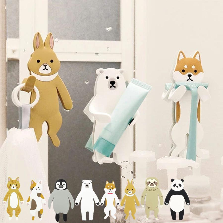東洋ケース（TOYOCASE） フック 吸着 スティッキーフレンズ アニマル