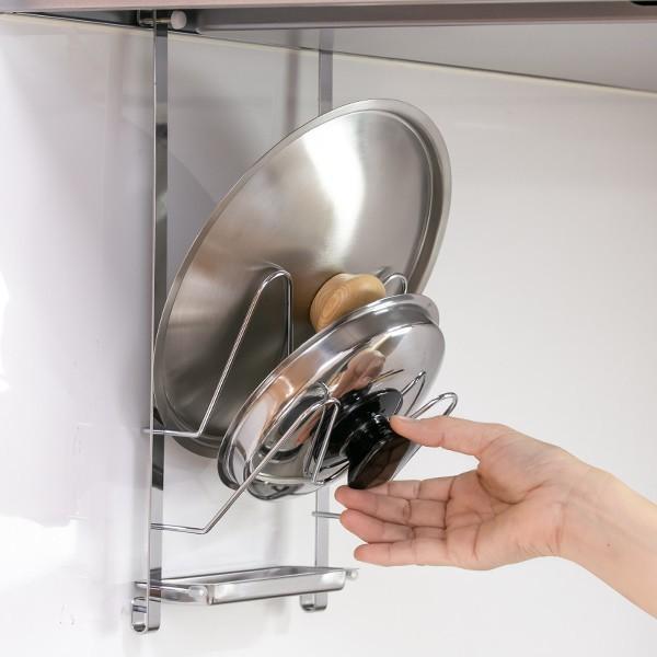 鍋フタラック キッチン収納 レンジフード スチール製 鍋蓋ラック 鍋蓋収納 吊り下げ収納 お弁当グッズのカラフルボックス 通販 Yahoo ショッピング