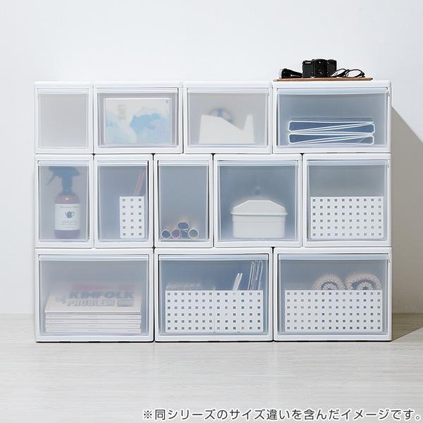 収納ケース ミディ M プラスチック 引き出し 収納 日本製 ホワイト 収納ボックス ケース ボックス 幅26 奥行47 高さ22 お弁当グッズのカラフルボックス 通販 Yahoo ショッピング