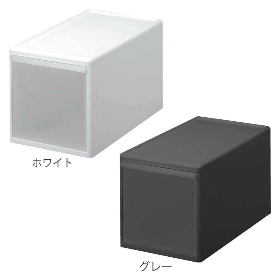 収納ボックス　分格設計　収納ケース　化粧品収納ボックス　プラスチック製51I Like-it（ライクイット） 収納ケース ミディ L 幅26×奥行47×高さ28cm