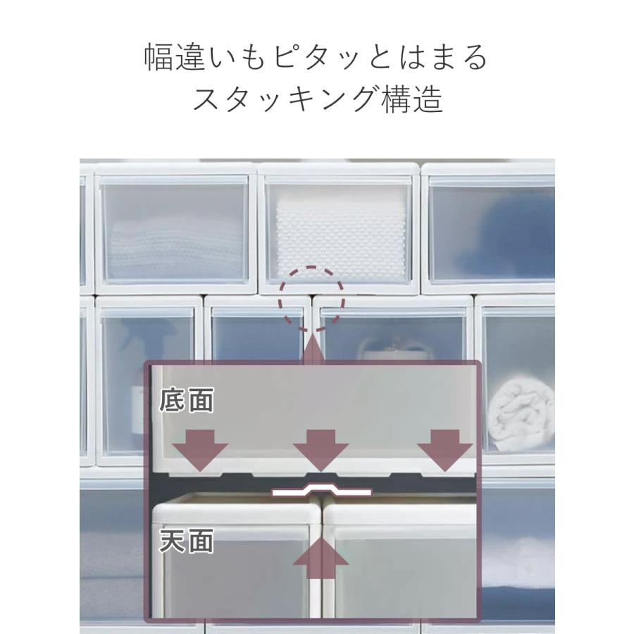 Like-it（ライクイット） 収納ケース ミディ L 幅26×奥行47×高さ28cm
