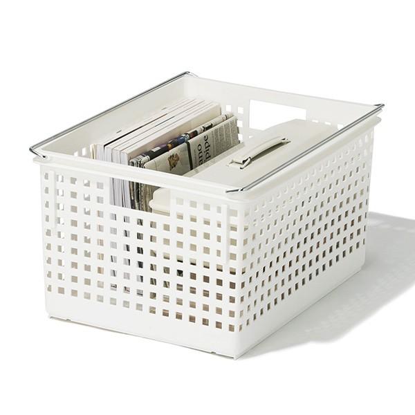 収納バスケット ワイド L プラスチック バスケット 収納 日本製 同色5個セット 収納ボックス 幅34 奥行46 ボックス 高さ26 set2 お弁当グッズのカラフルボックス 通販 Yahoo ショッピング