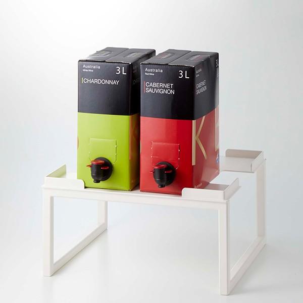 TOWER バッグインボックススタンド タワー ワイン 水 バッグインボックス 山崎実業 tower バッグインボックススタンド タワー （ 4903208042901