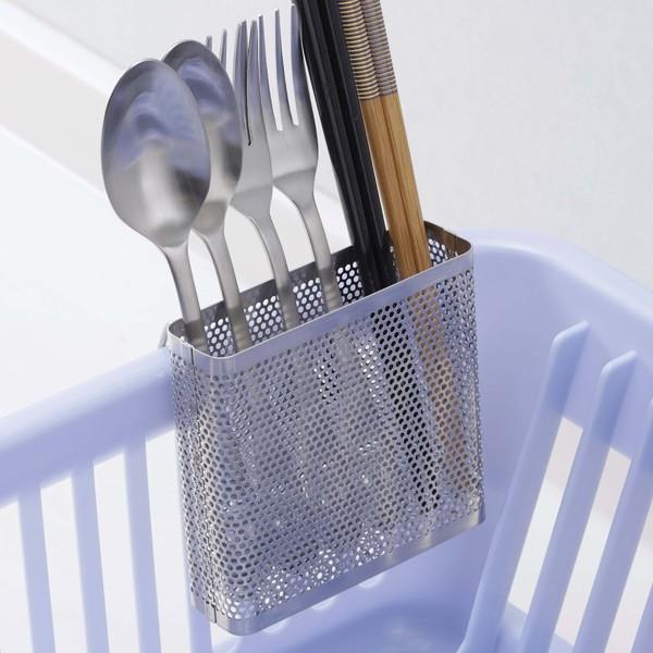 下村企販 箸立て 水切りラック用 TSUBAME 奥行わずか3cm スリム箸立て