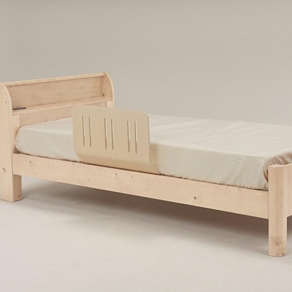 HAGiHARA ベッドガード 曲げ木 プライウッド 幅60cm （ 木製 ベッド