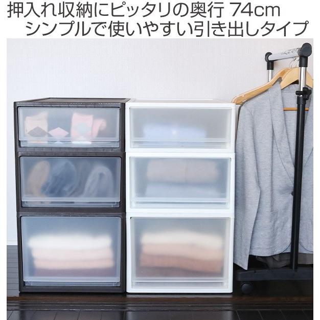 収納ケース ストラ 74 M 幅39 奥行74 高さ22cm 押入れ収納 プラスチック 引き出し 日本製 同色2個セット 収納ボックス 収納 ケース ボックス 押入れ set2 お弁当グッズのカラフルボックス 通販 Yahoo ショッピング