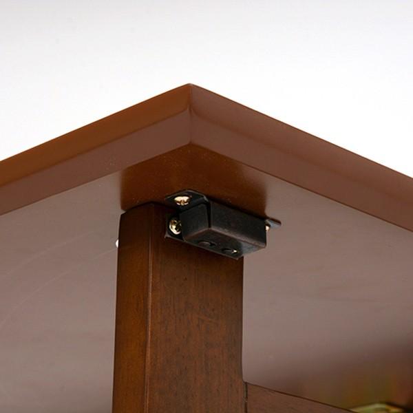 折りたたみテーブル 高さ55cm キャスター付 収納 テーブル