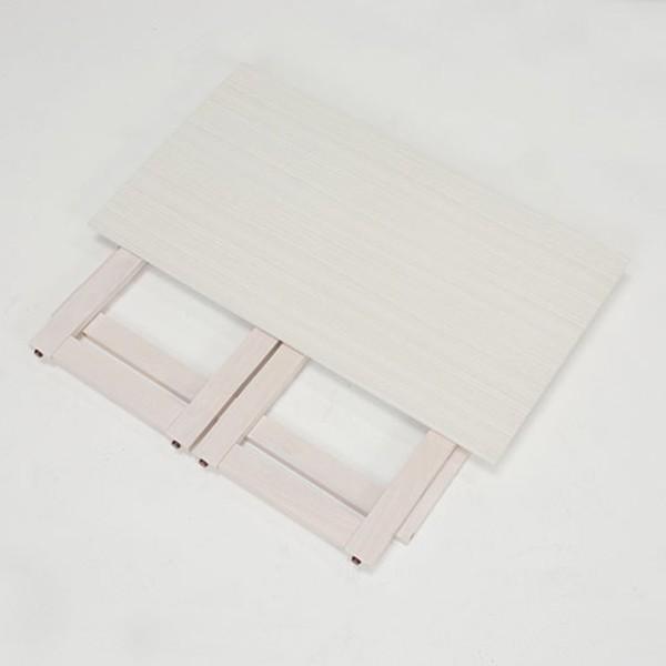 折りたたみテーブル 高さ55cm キャスター付 収納 テーブル