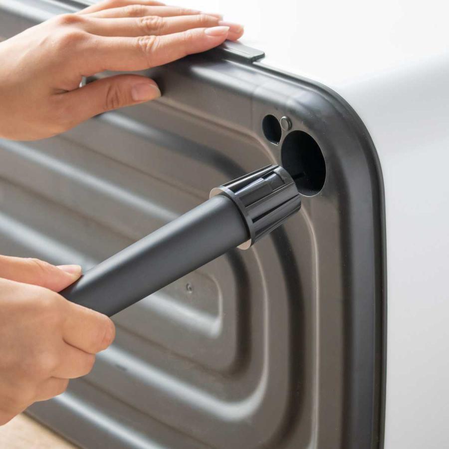 ゴミ箱 36L Boタッチビン （ ブラバンシア ごみ箱 36l 36リットル ふた付き ダストボックス ごみばこ シンプル おしゃれ ） 【鏡面】