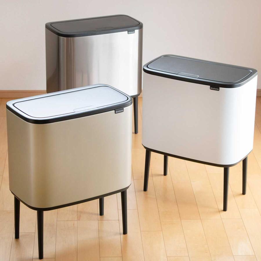 ブラバンシア Bo touch bin / タッチビン 脚付き 36L シルバー brabantia（ブラバンシア） ゴミ箱 36L Boタッチビン （ ブラバンシア