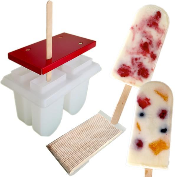 アイスキャンディーメーカー 4p アイス アルミニウム タイガークラウン アイスキャンディー メーカー 型 棒付き 3012 お弁当グッズのカラフルボックス 通販 Yahoo ショッピング