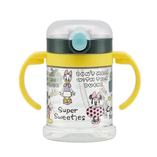 高知インター店 ストローマグ ミッキースケッチ 折りたたみ 260ml 両手マグ ディズニー キャラクター ベビーマグ 赤ちゃん マグ ストロー 1歳 Cisama Sc Gov Br