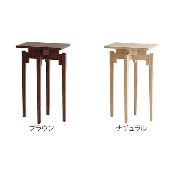 コンソールテーブル 高さ75cm テーブル 天然木 （ サイドテーブル
