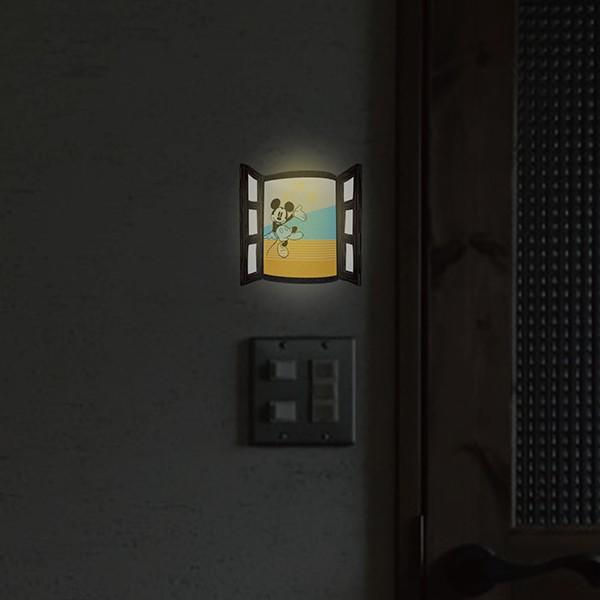 ウォールステッカー ウォールランプステッカー ミッキーマウス INDOORS LIGHT ディズニー キャラクター （ 照明 ウォールライト 間接照明 ）｜colorfulbox｜05