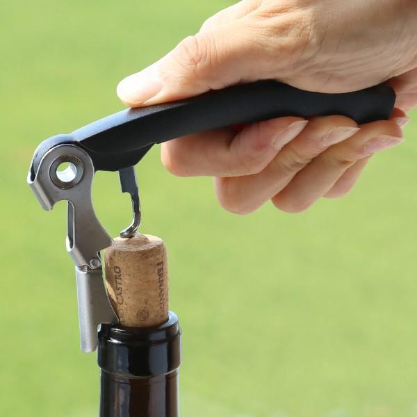 ワインオープナー ソムリエナイフ Vacuvin バキュバン ウェイターズコルクスクリュー コルク栓抜き コルク抜き フォイルカッター お弁当グッズのカラフルボックス 通販 Yahoo ショッピング