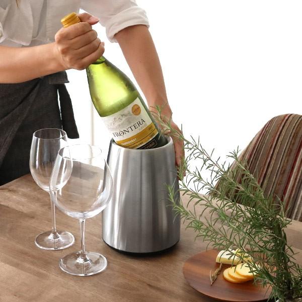 VACUVIN ワインホルダー ワインクーラー ステンレス 卓上用