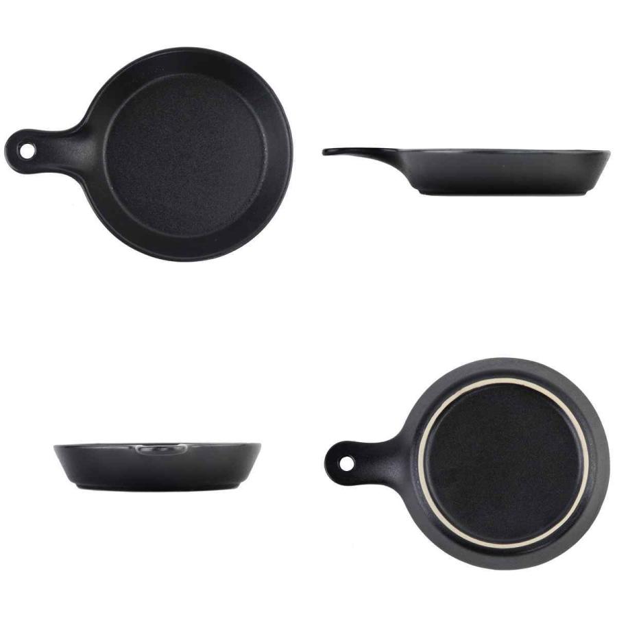 パール金属 スキレット 22cm 鋳物風 丸型 陶磁器 取っ手付 （ オーブン