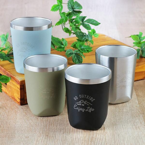 アウトドア食器セット ステンレス製マグカップ(サントリー懸賞) CAPTAIN STAG（キャプテンスタッグ） マグカップ アウトドア 290ml