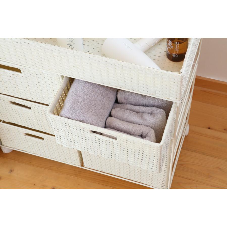 籐籠ランドリーチェストローチェスト