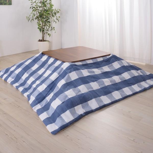 こたつ布団 薄掛けコタツ布団 190cm×190cm 正方形 ギンガムチェック （ こたつ 布団 コタツ布団 こたつ掛け布団 こたつふとん 炬燵 ふとん コタツ 掛布団 掛けふとん あったか おしゃれ ） こたつ布団 薄掛けコタツ布団 190cm×190cm 正方形 ギンガムチェック