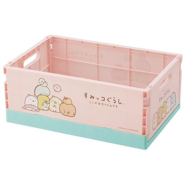 折りたたみコンテナ M すみっコぐらし コンテナ 収納ボックス （ 収納