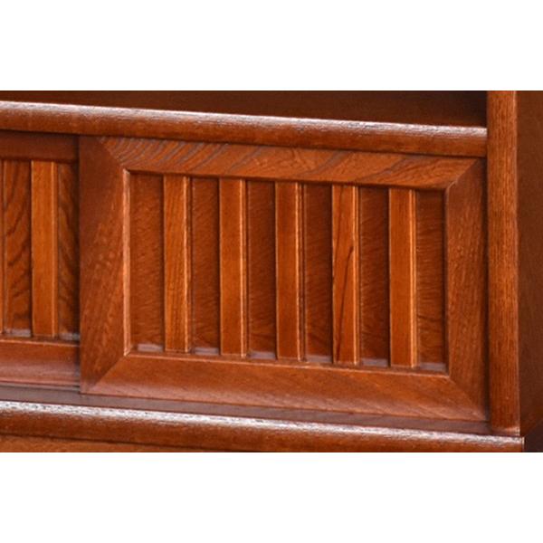 テレビ台 ローボード 民芸調 日本製 幅59cm （ TVボード テレビボード TV台 AVラック 完成品 ） 