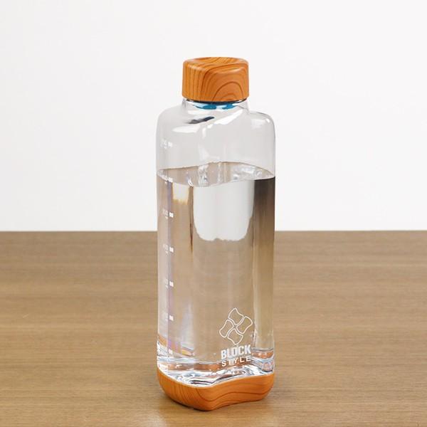 水筒 直飲み プラスチック ブロックスタイル アクアボトル 700ml ウッド調 目盛り付き プラスチックボトル ボトル クリアボトル おすすめ お弁当グッズのカラフルボックス 通販 Yahoo ショッピング