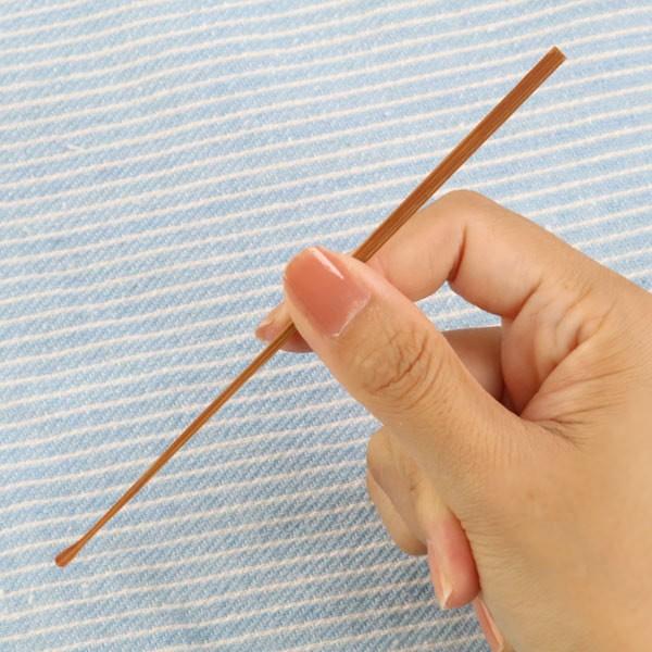 耳かき すす竹耳かき ツーウェイ シルバー （ 耳掻き 竹製 金属製