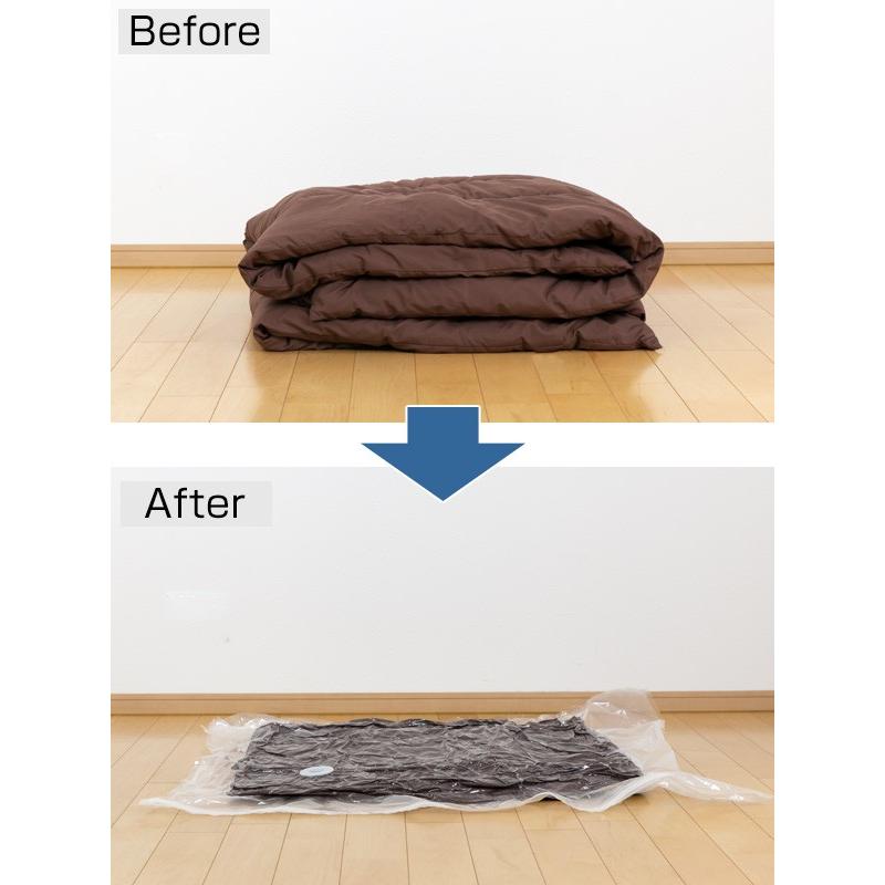 圧縮袋 ふとん バルブ式 こたつふとん 布団 羽毛布団 日本製 布団圧縮袋 ふとん圧縮袋 圧縮 羽毛ふとん 対応 衣替え 押入れ収納 クローゼット 収納 お弁当グッズのカラフルボックス 通販 Yahoo ショッピング