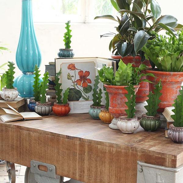 ダルトン DULTON フラワーポット プランプリー ポット かぼちゃ風