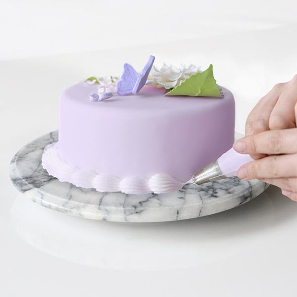 パール金属 回転台 ケーキ 30cm 大理石 ケーキスタンド スイーツ