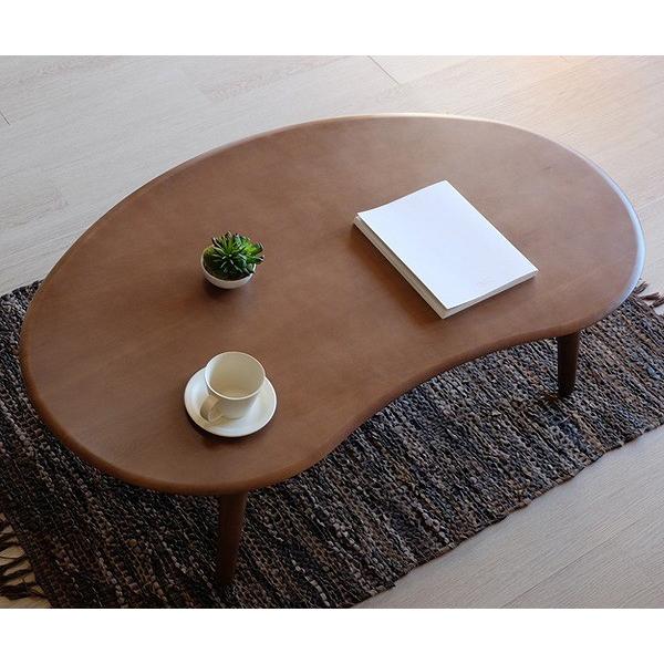 座卓 ローテーブル 天然木 オイル仕上げ MOFY 幅120cm （ センター