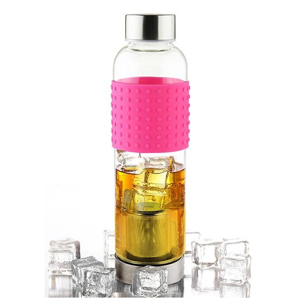 水筒 400ml ティーグラスボトル 茶こし付 （ asobu タンブラー 食洗機