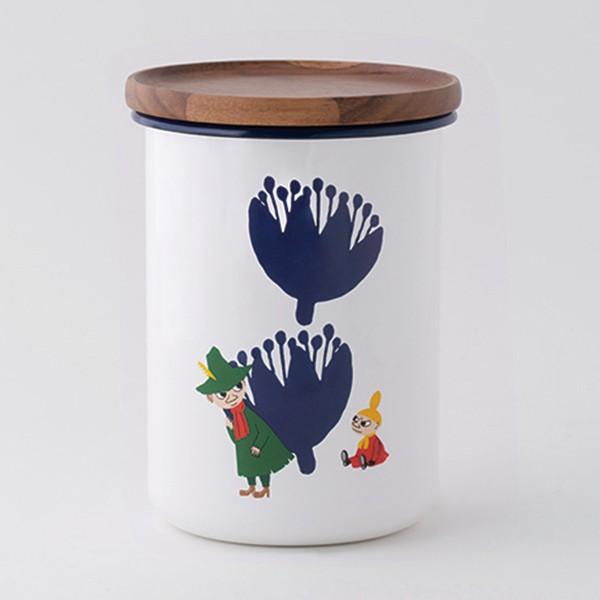 MOOMIN（ムーミン） 保存容器 ホーロー製 800ml Lサイズ キャニスター
