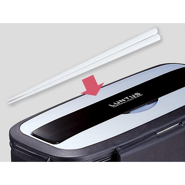 アスベル（ASVEL） 特価 弁当箱 2段 820ml 箸付き ランタス 4点ロック