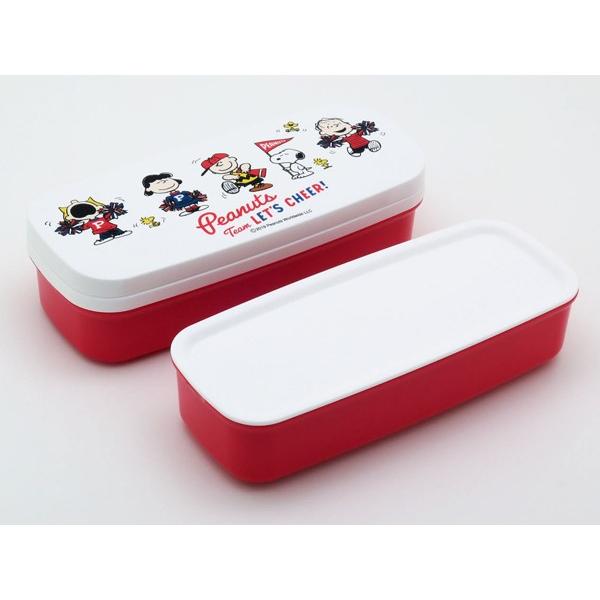 SNOOPY（スヌーピー） お弁当箱 2段 箸 仕切り付 入れ子 スポーツ