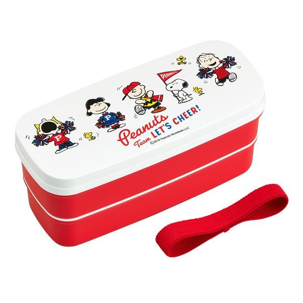 SNOOPY（スヌーピー） お弁当箱 2段 箸 仕切り付 入れ子 スポーツ