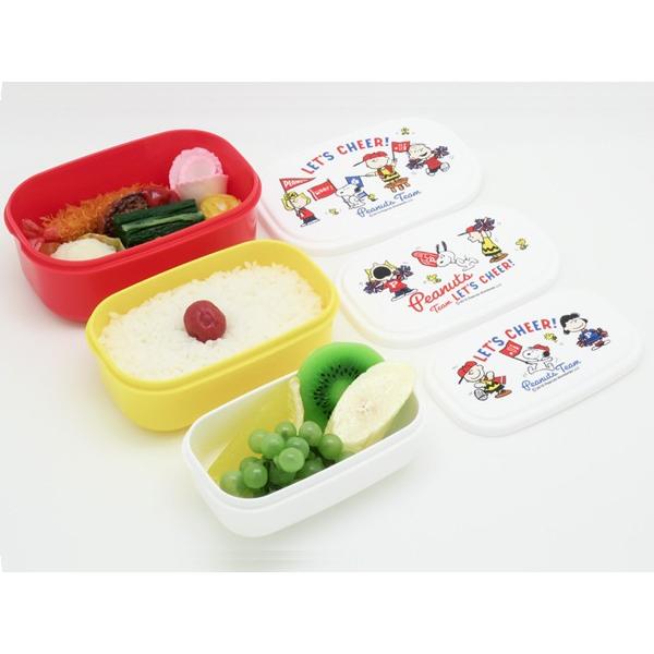 お弁当箱 シール容器 3個入 スヌーピー スポーツ ランチボックス Snoppy レンジ対応 保存容器 弁当箱 パック おすすめ お弁当グッズのカラフルボックス 通販 Yahoo ショッピング