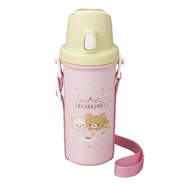 水筒 プラスチック 直飲み リラックマ 600ml 軽量 子供 保育園 幼稚園 キャラクター コリラックマ ワンタッチ ワンタッチボトル おすすめ 3176 お弁当グッズのカラフルボックス 通販 Yahoo ショッピング