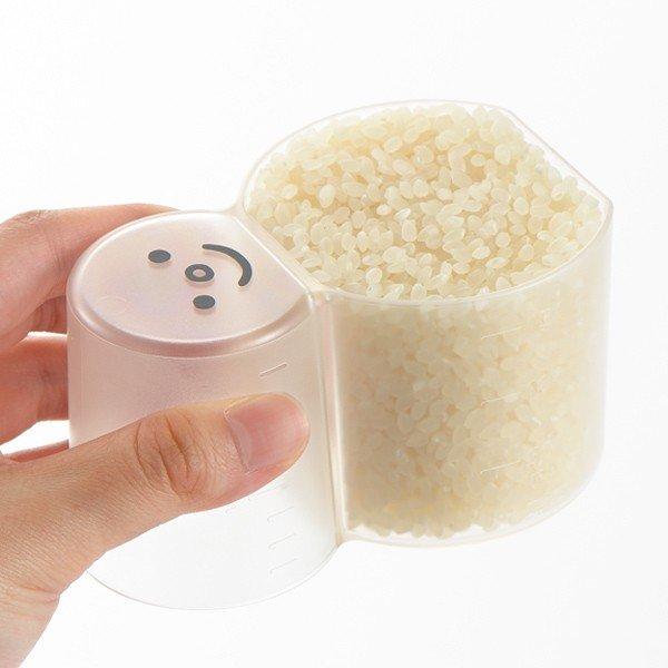 お米カップ 1合 0 5合 スリキリゆきだるまカップ 米計量カップ 一合 半合 購入