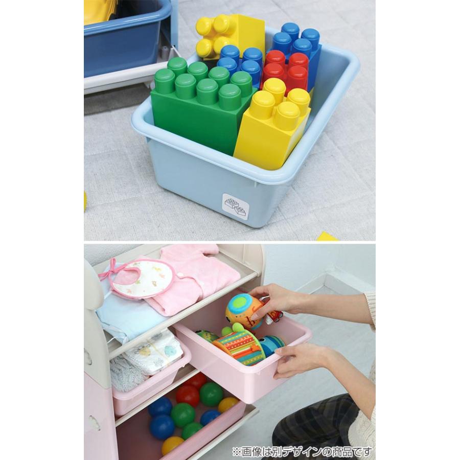 錦化成 おもちゃ 収納 ラック ミッキーマウス トイステーション