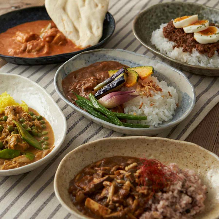 カレー皿 23cm 楕円 刷毛目 皿 食器 陶器 美濃焼 日本製 同色5枚セット