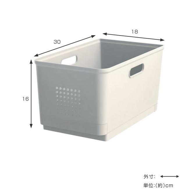 パントリー収納 幅18cm 奥行30cm 高さ16cm キッチン収納ボックス シューノ 棚上用 収納ボックス 収納ケース 整理ケース 3117 お弁当グッズのカラフルボックス 通販 Yahoo ショッピング