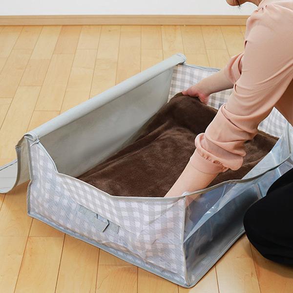 収納袋 ｌｖ 毛布袋 収納 毛布 防虫 防カビ 抗菌 透明窓付き 3125 お弁当グッズのカラフルボックス 通販 Yahoo ショッピング